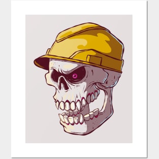 Working Skull! Posters and Art